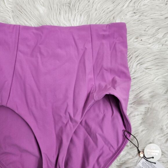 Calia By Carrie Underwood Bikini Bottom XS Purple High Rise Power Sculpt - Picture 2 of 4